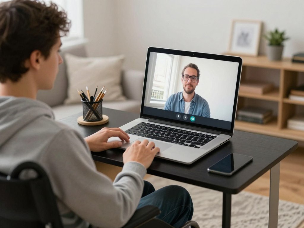 使用辅助技术的学习者参与网课学习