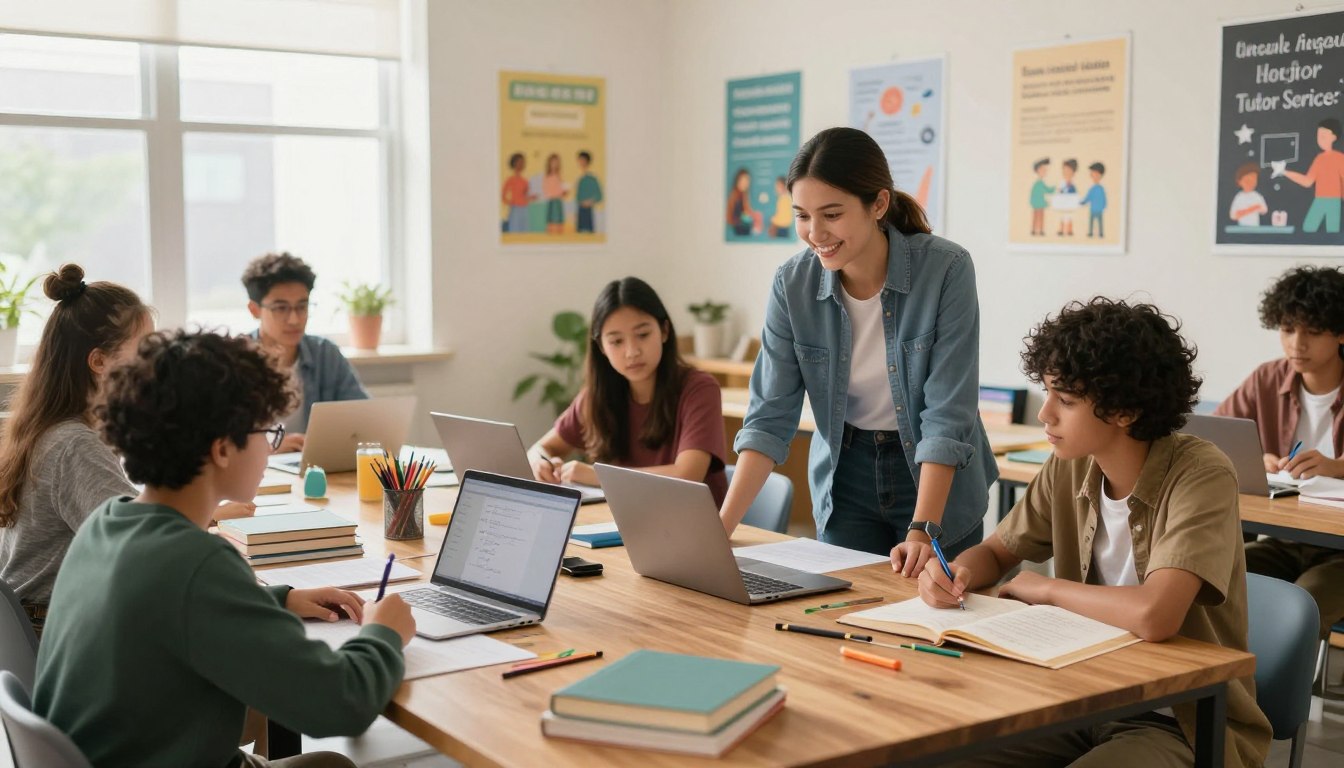中学补习中心, 补习，补习中心
